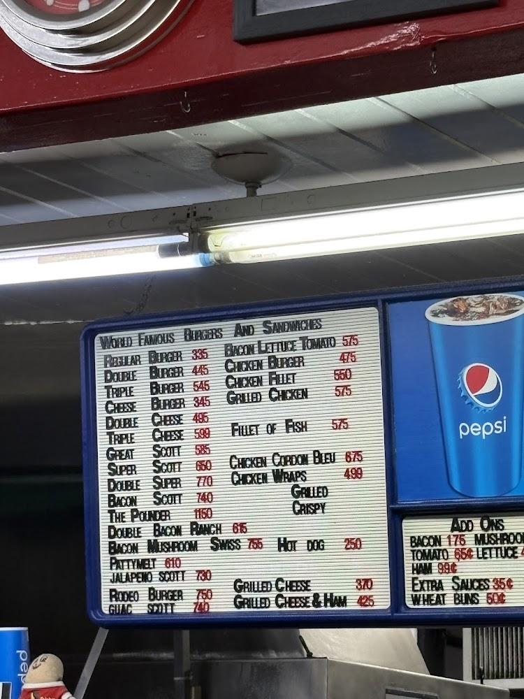 Scotty's Drive In Menu image 3